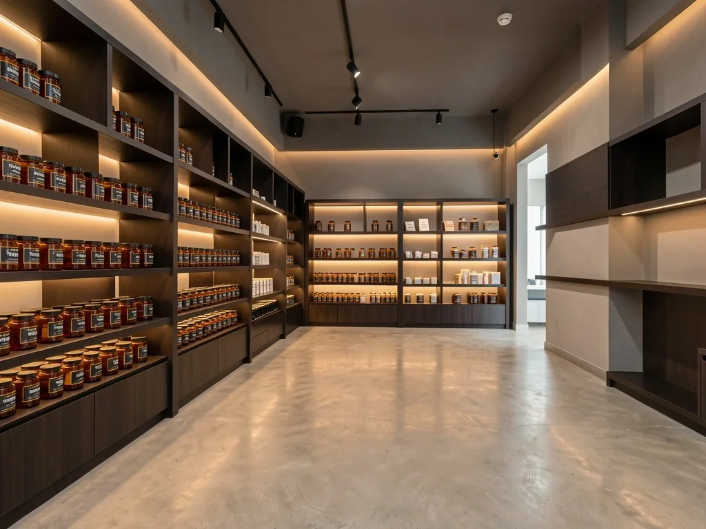 Wellness retail interior